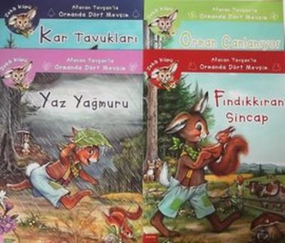 Afacan Tavşan'la Ormanda Dört Mevsim (4 Kitap Set) Kolektif