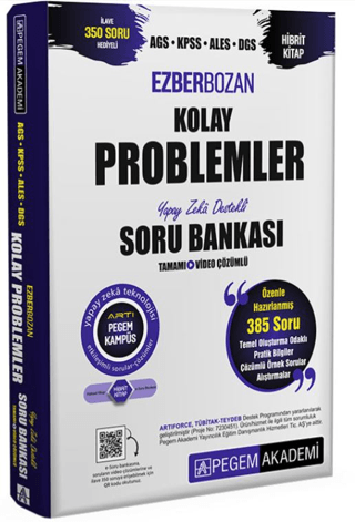 AGS-KPSS-ALES-DGS Ezberbozan Kolay Problemler Tamamı Çözümlü Soru Bank