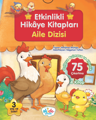 Etkinlikli Hikaye Kitapları Seti - Aile Dizisi - 4 Kitap Takım Cüneyt 