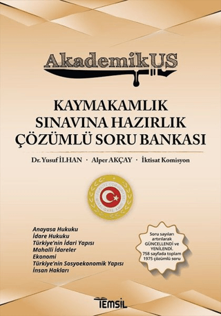 AkademikUs - Kaymakamlık Sınavına Hazırlık Çözümlü Soru Bankası Yusuf 