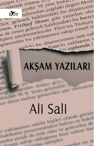 Akşam Yazıları Ali Sali