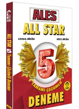 ALES All Star 5 Çözümlü Deneme Kolektif