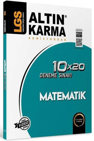 Altınkarma LGS 8. Sınıf  Matematik 10x20 Branş Deneme Kolektif