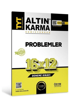 Altınkarma TYT Problemler 16x12 Deneme Sınavı 2023 Kolektif