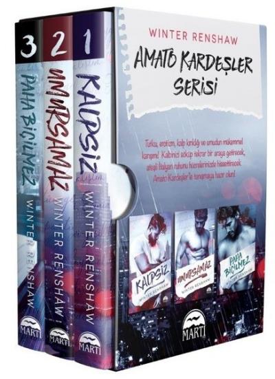 Amato Kardeşler Serisi (3 Kitap Takım) Winter Renshaw