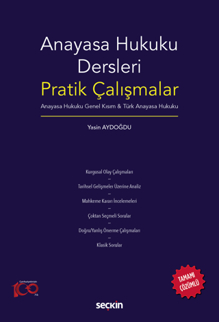 Anayasa Hukuku Dersleri Pratik Çalışmalar Yasin Aydoğdu