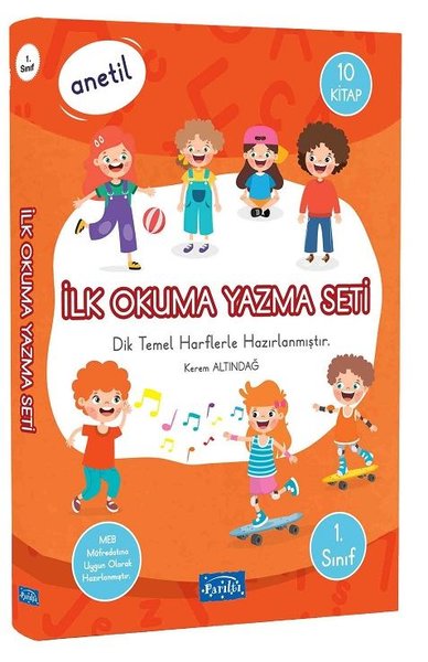 Anetil - İlk Okuma Yazma Seti - 10 Kitap Takım Kerem Altındağ