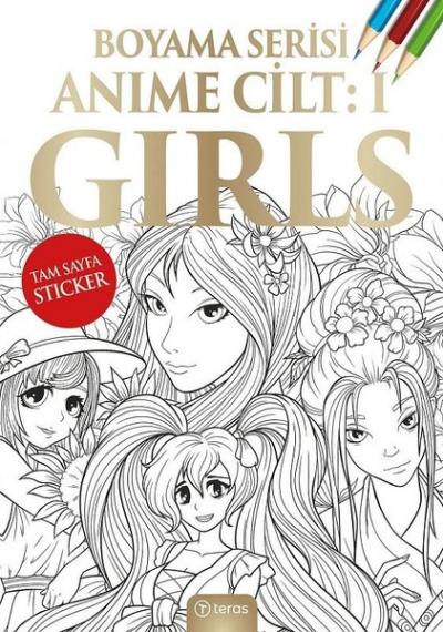 Anime Boyama Cilt 1 - Girls Kolektif