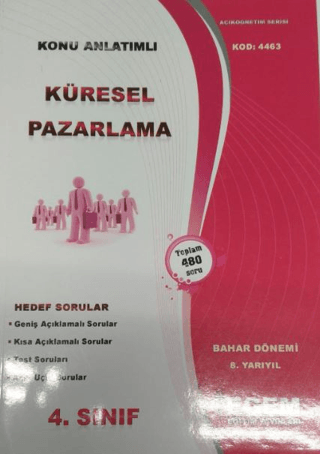 AÖF 4. Sınıf Küresel Pazarlama Konu Anlatımlı Kod: 4463 Kolektif