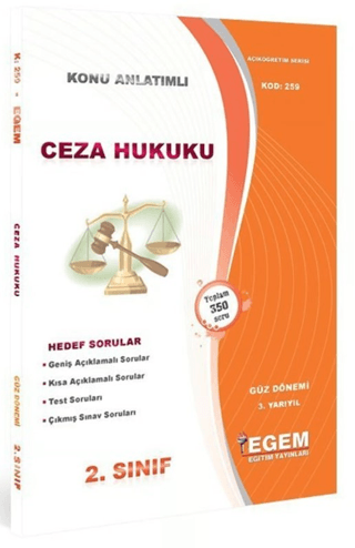 AÖF Ceza Hukuku Konu Anlatımlı Soru Bankası (259) Kolektif