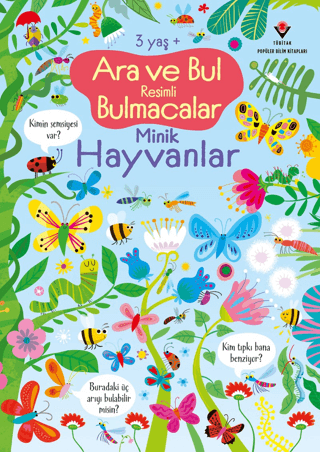 Ara ve Bul Resimli Bulmacalar - Minik Hayvanlar 3 Yaş+ Kirsteen Robson