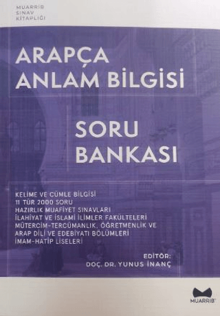 Arapça Anlama Bilgisi Soru Bankası Yunus İnanç