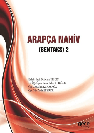 Arapça Nahiv - Sentaks 2 Hasan Selim Kıroğlu