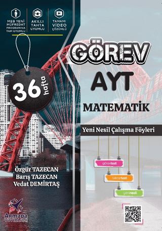 YKS AYT Matematik Yeni Nesil Çalışma Föyleri 36 Hafta Kolektif