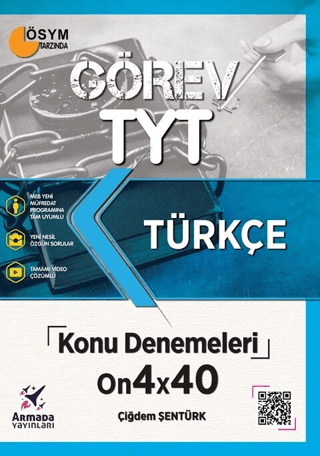 2021 TYT Görev Türkçe Konu Denemeleri On4x40 Çiğdem Şentürk