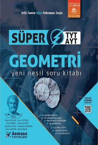 Süper TYT-AYT Geometri Yeni Nesil Soru Kitabı Barış Tazecan