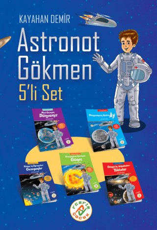 Astronot Gökmen Seti - 5 Kitap Takım Kayahan Demir