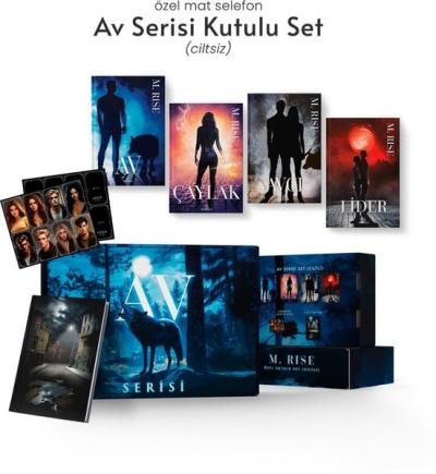 Av Serisi Seti - 4 Kitap Takım - Hediyeli Özel Kutulu M. Rise