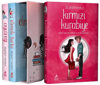 Ayçöreği -Elmalı Turta - Kırmızı Kurabiye Seti - 3 Kitap Takım Zeynep 