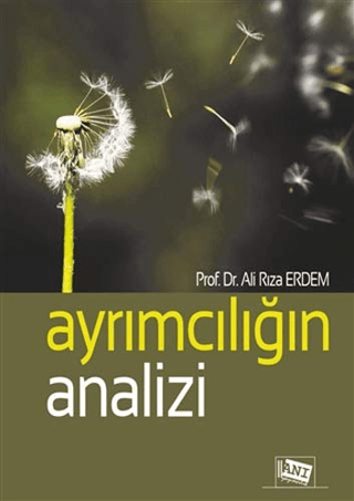 Ayrımcılığın Analizi Ali Rıza Erdem