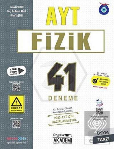 AYT 1.Dönem Fizik 41 Deneme Kolektif