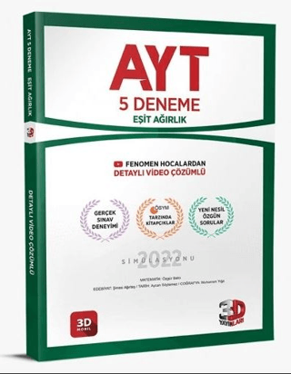 2020 AYT 5'li Eşit Ağırlık Deneme Şinasi Ağırtaş