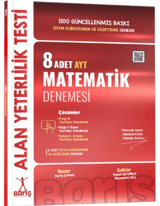 AYT 8'li Matematik Denemesi Barış Çelenk