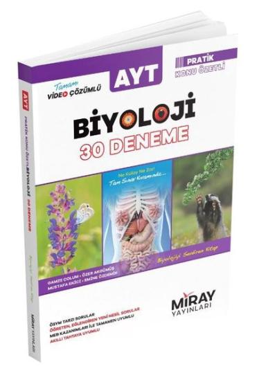 AYT Biyoloji 30 Deneme Kolektif