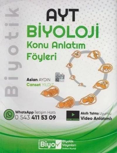 AYT Biyoloji Konu Anlatım Föyü Kolektif