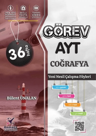 YKS AYT Coğrafya Yeni Nesil Çalışma Föyleri 36 Hafta Bülent Ünalan