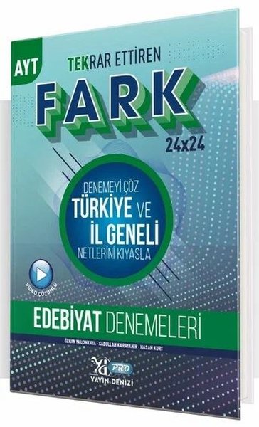 AYT Edebiyat Fark 24x24 Tekrar Ettiren Deneme Kolektif