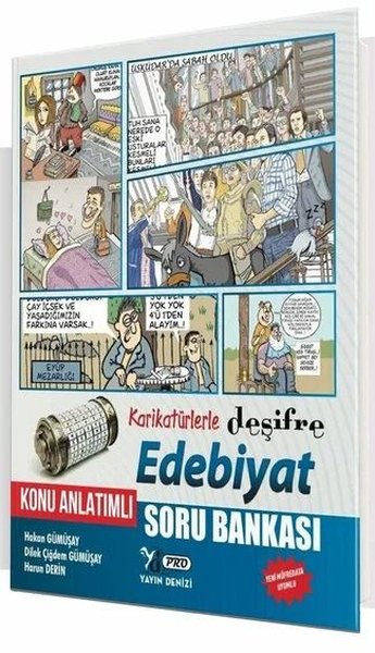 AYT Edebiyat Karikatürlerle Deşifre Pro Konu Anlatımlı Soru Bankası Ko