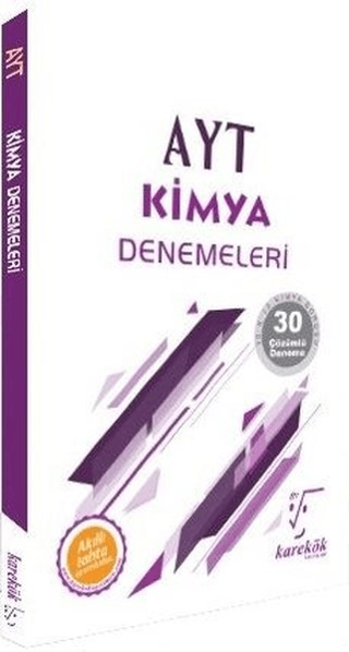 AYT Kimya Denemeleri - 30 Çözümlü Deneme Ahmet Nacar