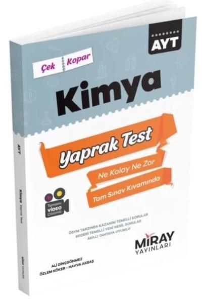 AYT Kimya Üniversiteye Hazırlık Yaprak Testler Kolektif