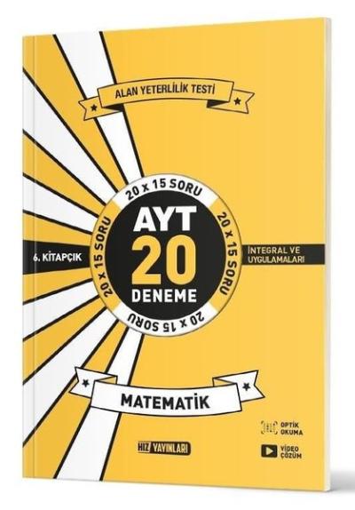 AYT Matematik 20'li Deneme 6. Kitap Kolektif