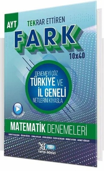 AYT Matematik Fark 14x40 Tekrar Ettiren Deneme Kolektif