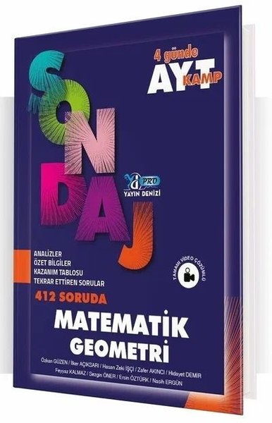 AYT Matematik Geometri Pro 412 Soruda Sondaj Kamp Kolektif