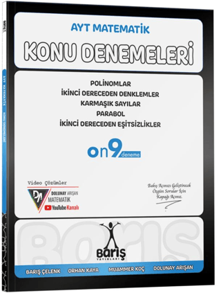 AYT Matematik Polinomlar İkinci Dereceden Denklemler - Eşitsizlikler K