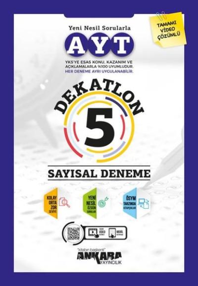 AYT Sayısal Dekatlon 5 Deneme Kolektif