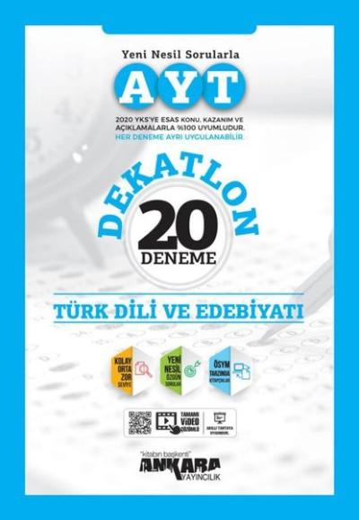 AYT Türk Dili ve Edebiyatı Dekatlon Denemeleri ( 20 Adet ) Kolektif