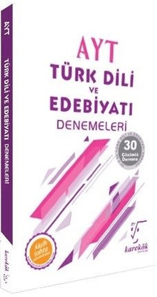 AYT Türk Dili ve Edebiyatı Denemeleri 30 Çözümlü Deneme Tahsin Ersin