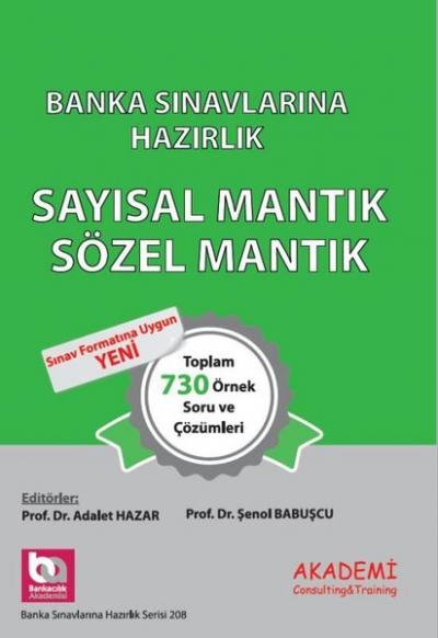 Banka Sınavlarına Hazırlık - Sayısal Mantık Sözel Mantık Kolektif