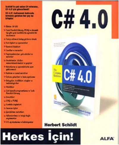 C# 4.0 - Herkes İçin %30 indirimli Herbert Schildt