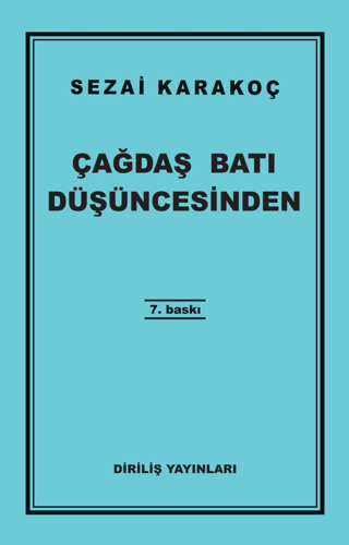 Çağdaş Batı Düşüncesinden Sezai Karakoç