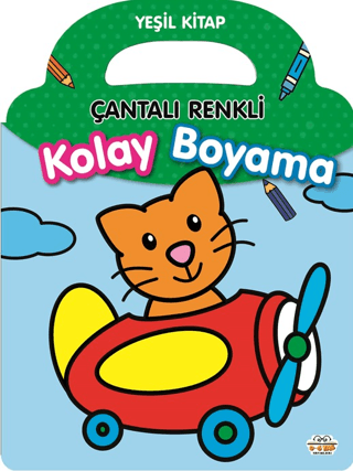 Yeşil Kitap - Çantalı Renkli Kolay Boyama Kolektif