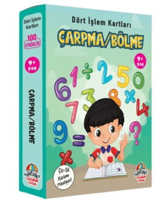 Çarpma Bölme - Dört İşlem Kartları 9+ Yaş Kolektif