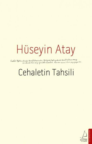 Cehaletin Tahsili Hüseyin Atay