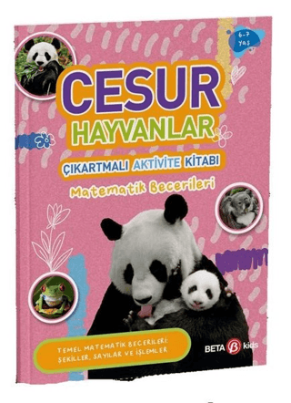 Cesur Hayvanlar - Çıkartmalı Aktivite Kitabı Buket Kurt