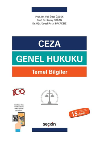 Ceza Genel Hukuku Temel Bilgiler Veli Özer Özbek