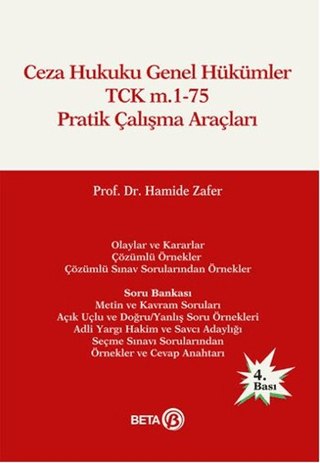 Ceza Hukuku Genel Hükümler TCK m.1-75 Pratik Çalışma Araçları %10 indi